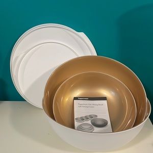 tupperware chic set of 3 bowls